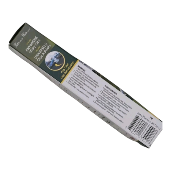 New 10ct ProDec Outdoor Lighting Sticky Clips Adhesive String Light Clip Set - Picture 4 of 5